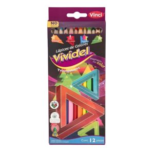 Lápices de colores triangulares - Vividel