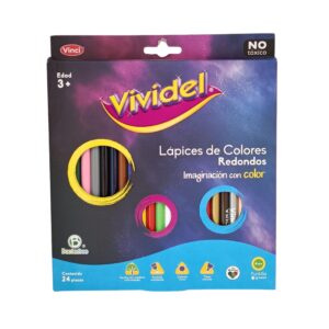 Lápices de colores redondos - Vividel