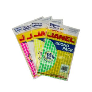 Etiquetas adhesivas No. 1 - JANEL
