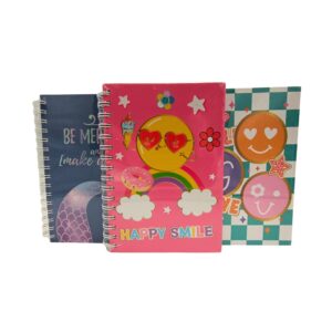 Libreta con diseño chica de pasta dura
