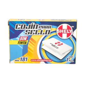 Cojín para sello sin tinta chico – Shely