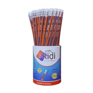 Lápiz triangular con goma - Kidi