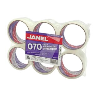 Cinta adhesiva de empaque transparente - JANEL