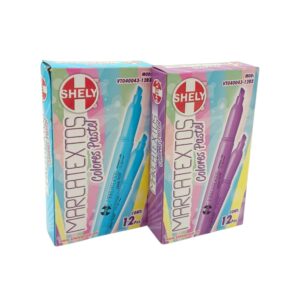 Marcatextos colores pastel - Shely