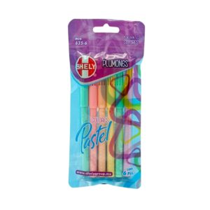 Plumones colores pastel - Shely