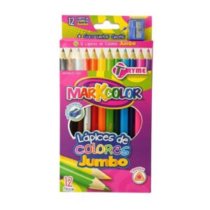 Lápices de colores jumbo Markcolor- Tryme