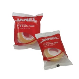 Cinta adhesiva 119 corte fácil 33 m - JANEL