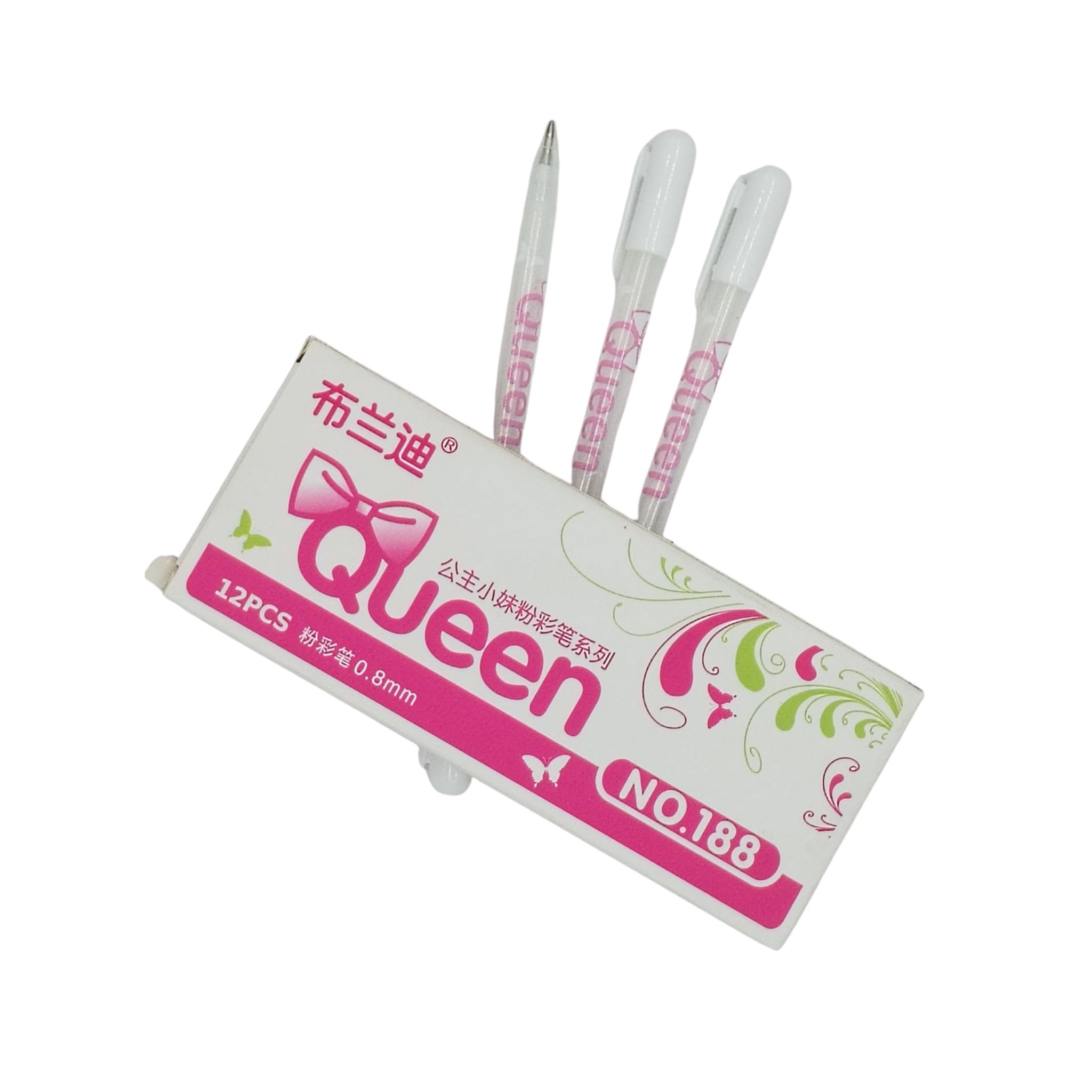 Bolígrafo blanco de gel