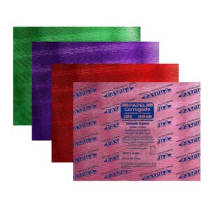 Papel corrugado metálico -Pascua