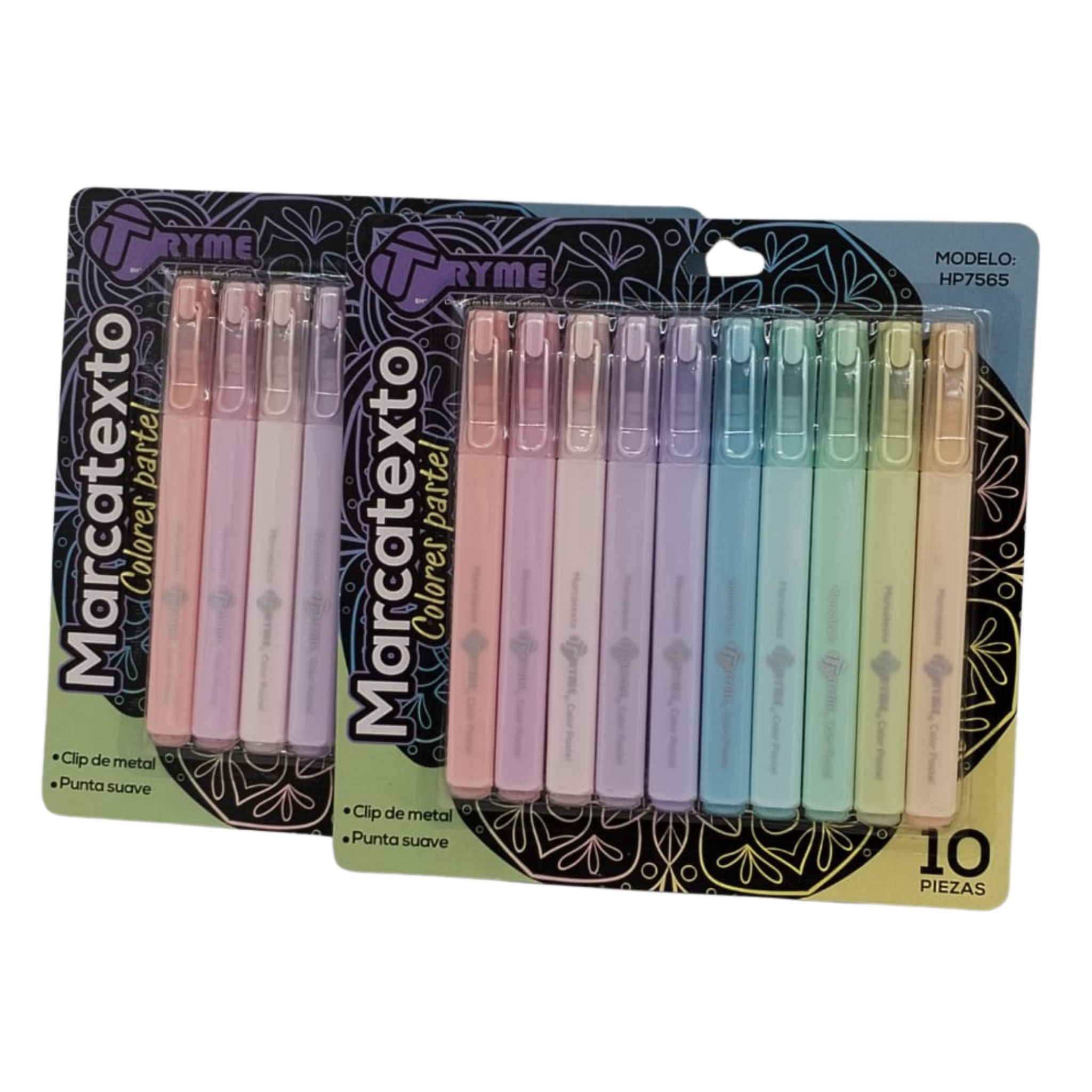Marcatexto colores pastel – Tryme